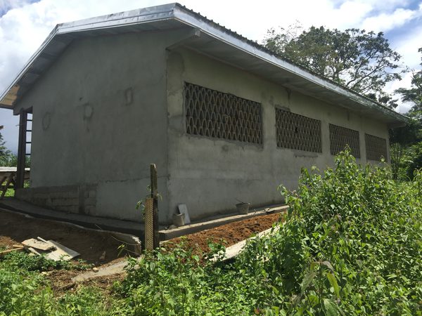 Pignon enduit